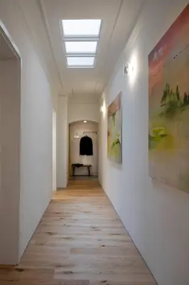 Grundriss der Unterkunft Design-Apartment mit Terrasse & Abendsonne I 71 m2 in alter Villa im Almtal I Parkplatz inklusive