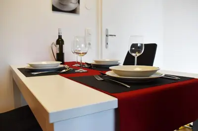 Getränke in der Unterkunft Apartment d´Auszeit