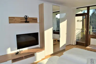 TV/Unterhaltungsangebot in der Unterkunft Apartment d´Auszeit