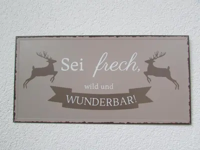 Ein Zertifikat, Auszeichnung, Logo oder anderes Dokument, das in der Unterkunft Ferienhaus Priller ausgestellt ist
