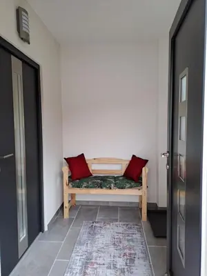 Ein Sitzbereich in der Unterkunft Ferienhaus Walcher
