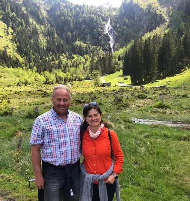 Naturlandschaft in der Nähe des Privatzimmers