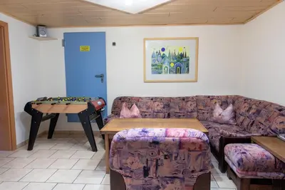 Ein Sitzbereich in der Unterkunft Appartmenthaus Bachler