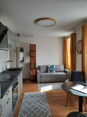 Küche/Küchenzeile in der Unterkunft Mini-Apartment Admont