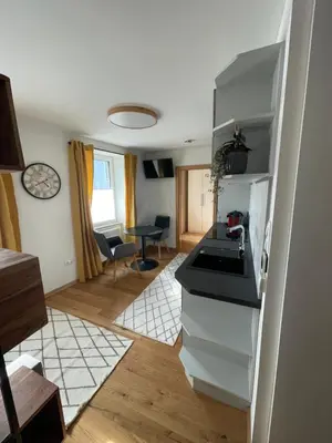 Ein Sitzbereich in der Unterkunft Mini-Apartment Admont