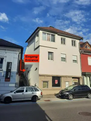 Das Gebäude in dem sich die Ferienwohnung befindet