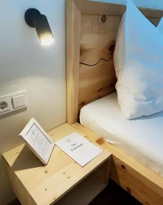 Ein Bett oder Betten in einem Zimmer der Unterkunft Mei-so-nett Appartement Hutegger