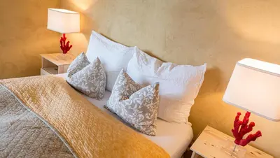Ein Bett oder Betten in einem Zimmer der Unterkunft The View
