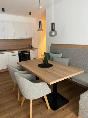 Küche/Küchenzeile in der Unterkunft Ski & Bike Appartements