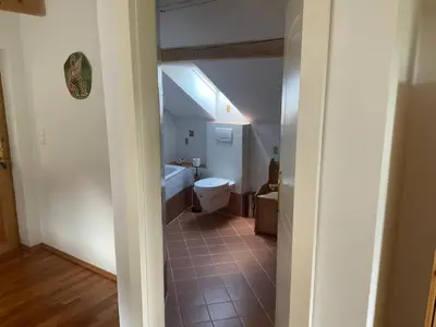 Ein Badezimmer in der Unterkunft Ferienwohnung Dallinger