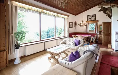 Ein Sitzbereich in der Unterkunft Ferienhaus - St Koloman
