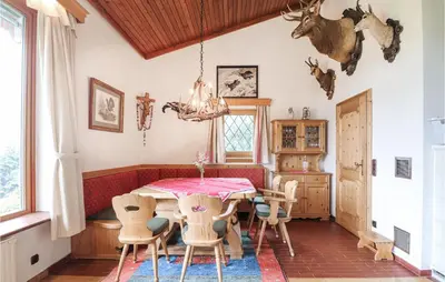 Ein Sitzbereich in der Unterkunft Ferienhaus - St Koloman