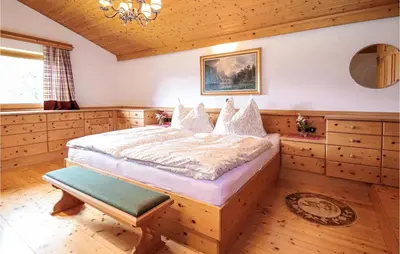 Ein Bett oder Betten in einem Zimmer der Unterkunft Ferienhaus - St Koloman