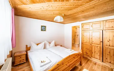 Ein Bett oder Betten in einem Zimmer der Unterkunft Ferienwohnung Aigner im Salzburger Lungau
