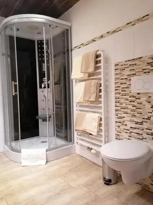 Ein Badezimmer in der Unterkunft Appartment Romy