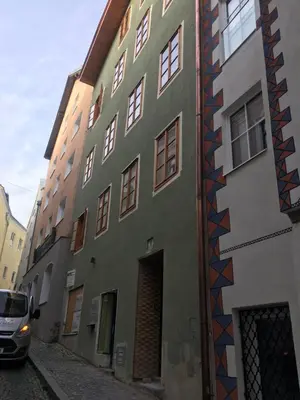 Das Gebäude in dem sich die Ferienwohnung befindet