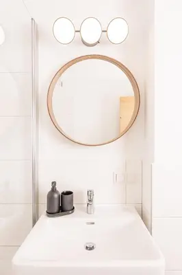 Ein Badezimmer in der Unterkunft Apartment - Lärchenhof