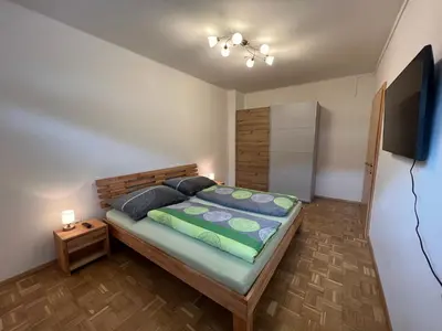 Ein Bett oder Betten in einem Zimmer der Unterkunft Appartement Heidi II (ohne Balkon/Terrasse)