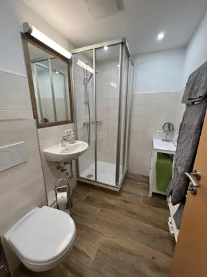 Ein Badezimmer in der Unterkunft Appartement Heidi II (ohne Balkon/Terrasse)
