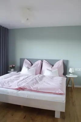 Ein Bett oder Betten in einem Zimmer der Unterkunft Apartment Edelweiss