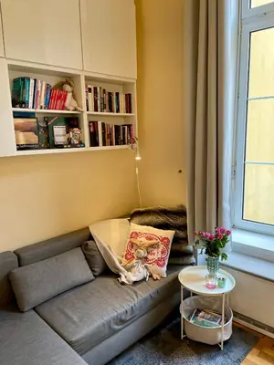 Ein Sitzbereich in der Unterkunft Cute, Quiet and Central - Self Check In