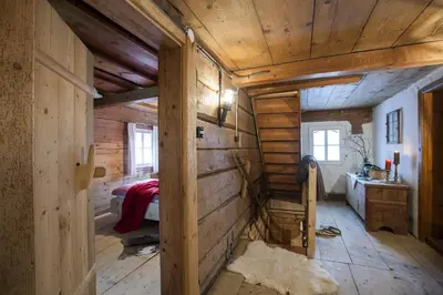 Ein Bett oder Betten in einem Zimmer der Unterkunft Schwadenguetl