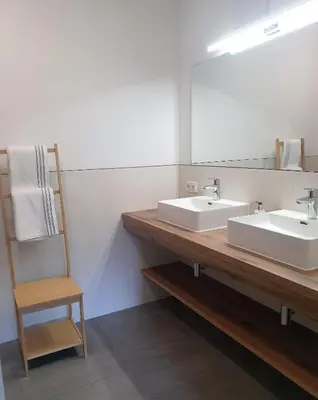 Ein Badezimmer in der Unterkunft Appartement Heimatliebe