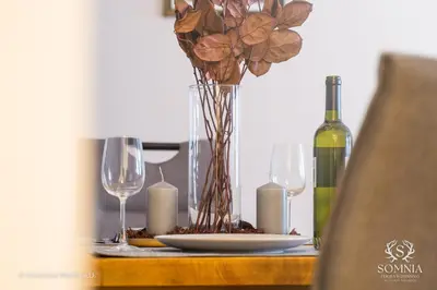 Getränke in der Unterkunft Ferienwohnung Somnia - Altstadt Gmunden