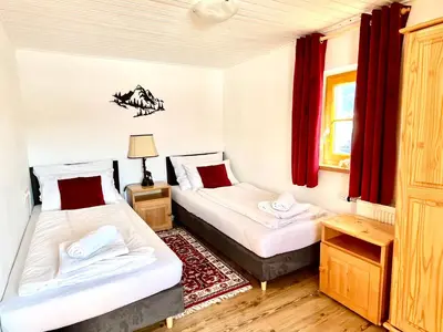 Ein Bett oder Betten in einem Zimmer der Unterkunft Haus Thomas