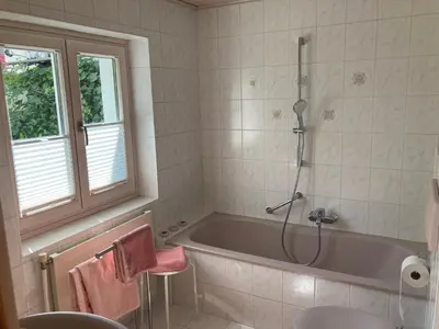 Ein Badezimmer in der Unterkunft Ferienwohnung Schwarzindien