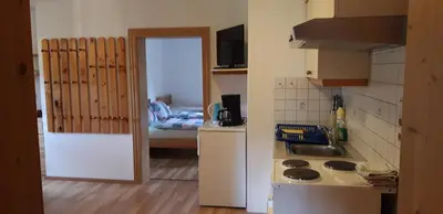 Küche/Küchenzeile in der Unterkunft Haus Moser