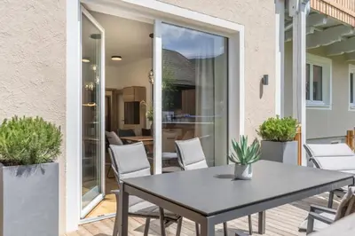 Ein Patio oder anderer Außenbereich in der Unterkunft Apartment Eden 44 Wengerkopf