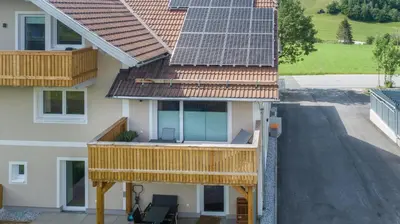 Das Gebäude in dem sich die Ferienwohnung befindet
