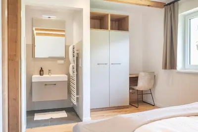 Ein Bett oder Betten in einem Zimmer der Unterkunft Apartment Eden Großbichl