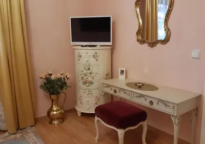 TV/Unterhaltungsangebot in der Unterkunft Ferienwohnung Felicitas mit Sauna by Appartementhaus Theresia
