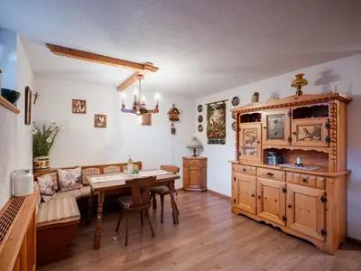 Küche/Küchenzeile in der Unterkunft Ferienwohnung Felicitas mit Sauna by Appartementhaus Theresia