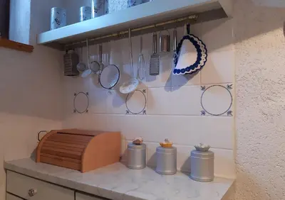 Küche/Küchenzeile in der Unterkunft Ferienwohnung Felicitas mit Sauna by Appartementhaus Theresia