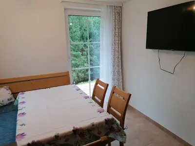 TV/Unterhaltungsangebot in der Unterkunft Ferienwohnung Weppermühle