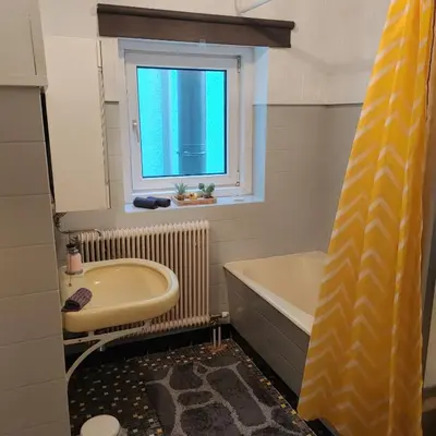 Ein Badezimmer in der Unterkunft Himmel