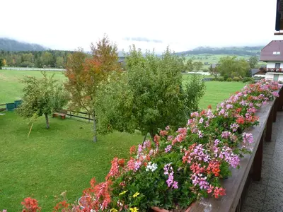 Ein Garten an der Unterkunft Haus Bauer Appartment II mit Balkon