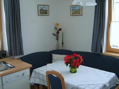 Grundriss der Unterkunft Haus Bauer Appartment II mit Balkon