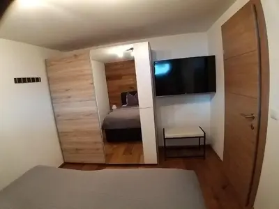 Ein Bett oder Betten in einem Zimmer der Unterkunft APPARTEMENT Michael