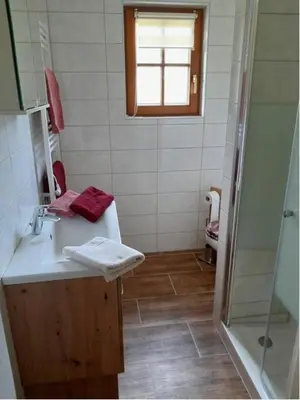 Ein Badezimmer in der Unterkunft Haus Eder
