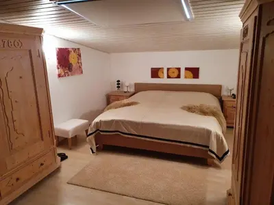 Ein Bett oder Betten in einem Zimmer der Unterkunft Apartment Tauplitz Kulmhof