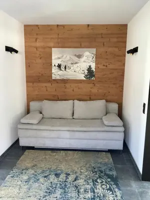 Ein Sitzbereich in der Unterkunft Murperle