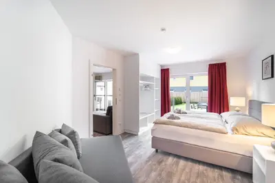 Ein Bett oder Betten in einem Zimmer der Unterkunft Apartment Ski&Nature 