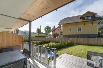 Ein Garten an der Unterkunft Apartment Ski&Nature 
