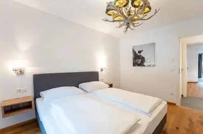 Ein Bett oder Betten in einem Zimmer der Unterkunft Apartment Ski&Nature 