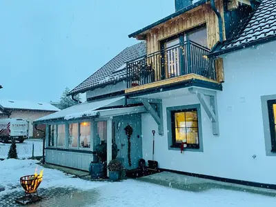 Das Gebäude in dem sich die Ferienwohnung befindet