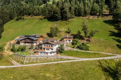 Naturlandschaft in der Nähe des Chalets